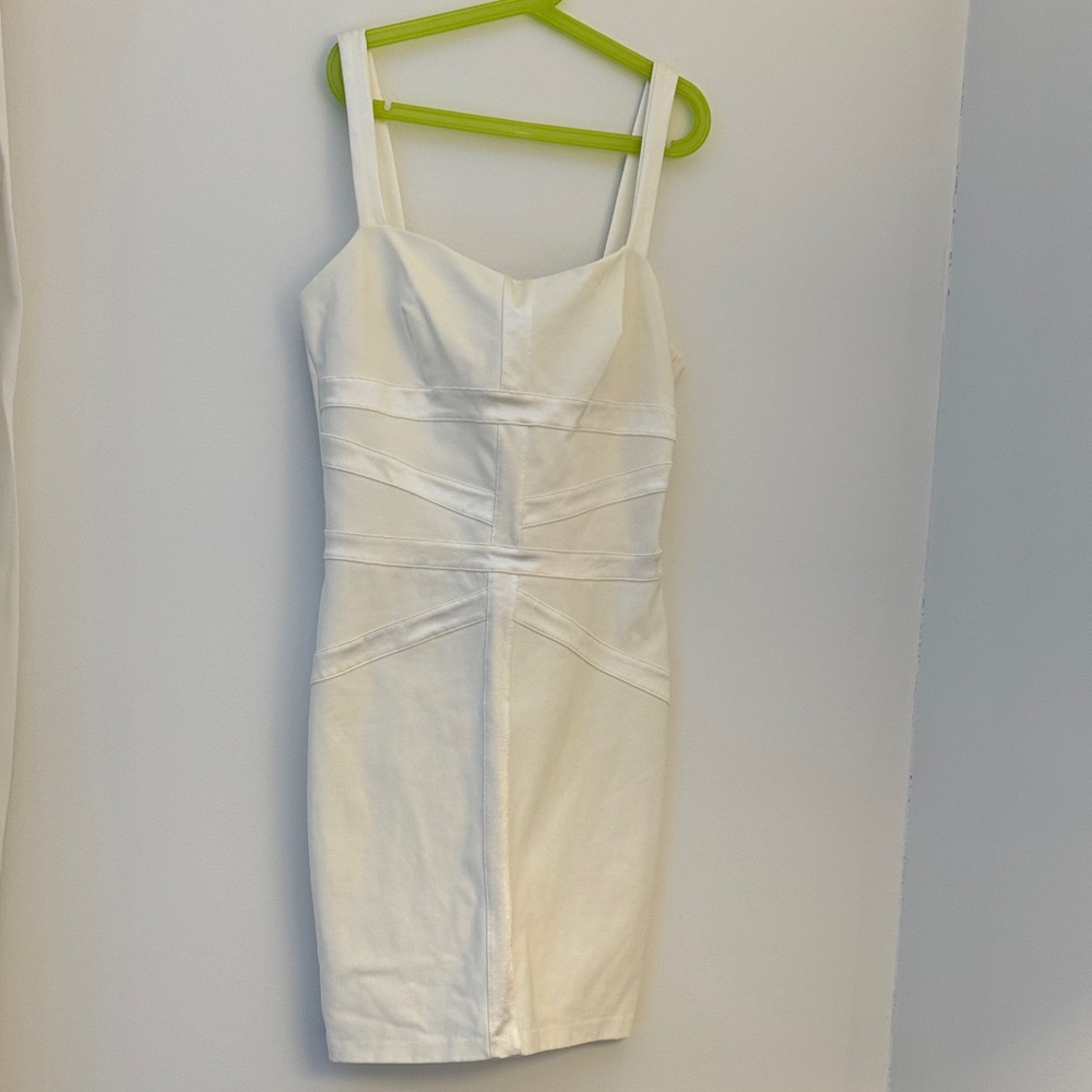 BEBE White Mini Dress size M